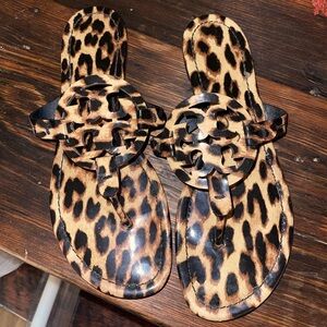 Tory Burch Cheetah Miller Sandals